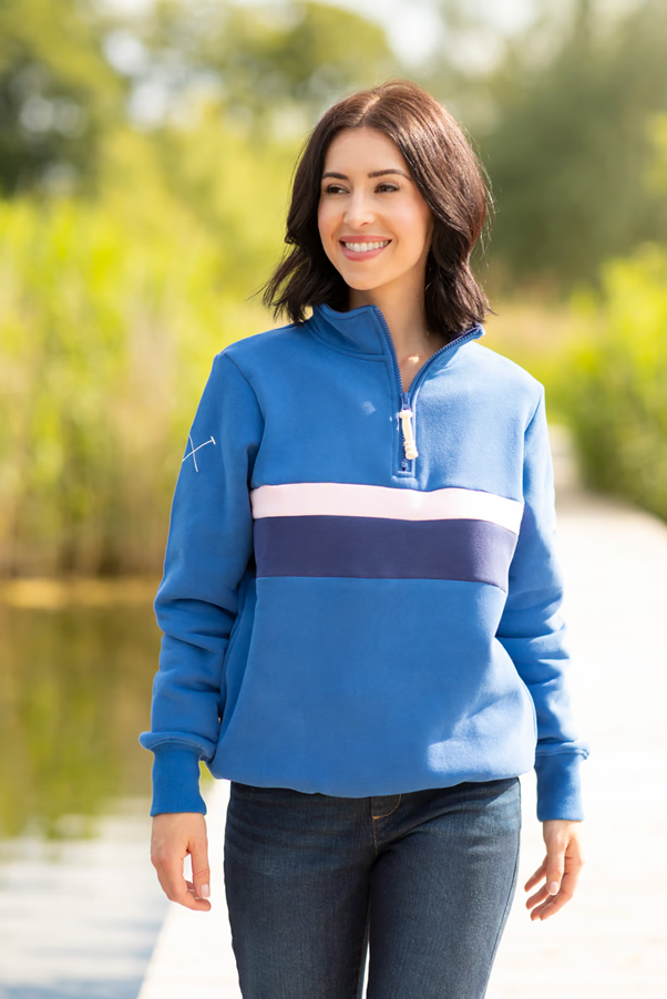 Ladies Stripe Sweatshirt - Bramham