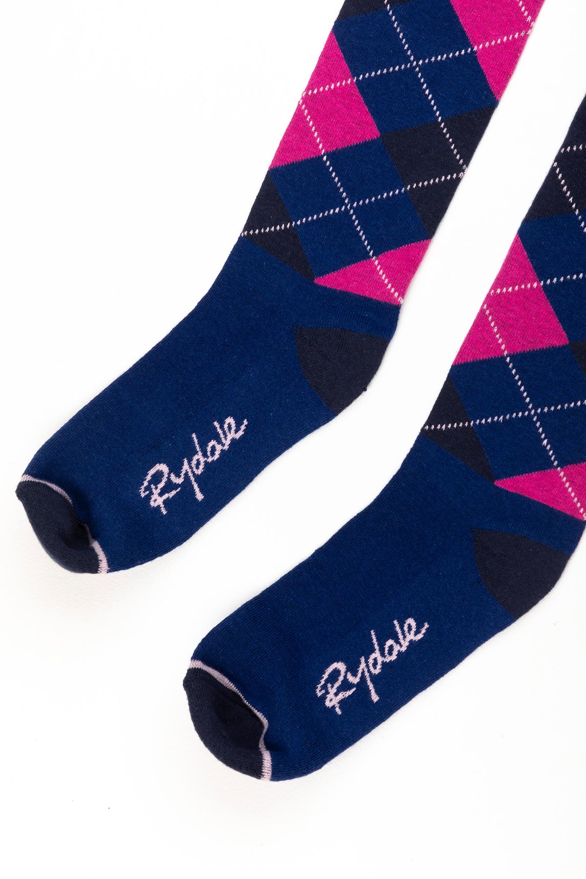Denim - Ladies Argyle Knee High Riding Socks