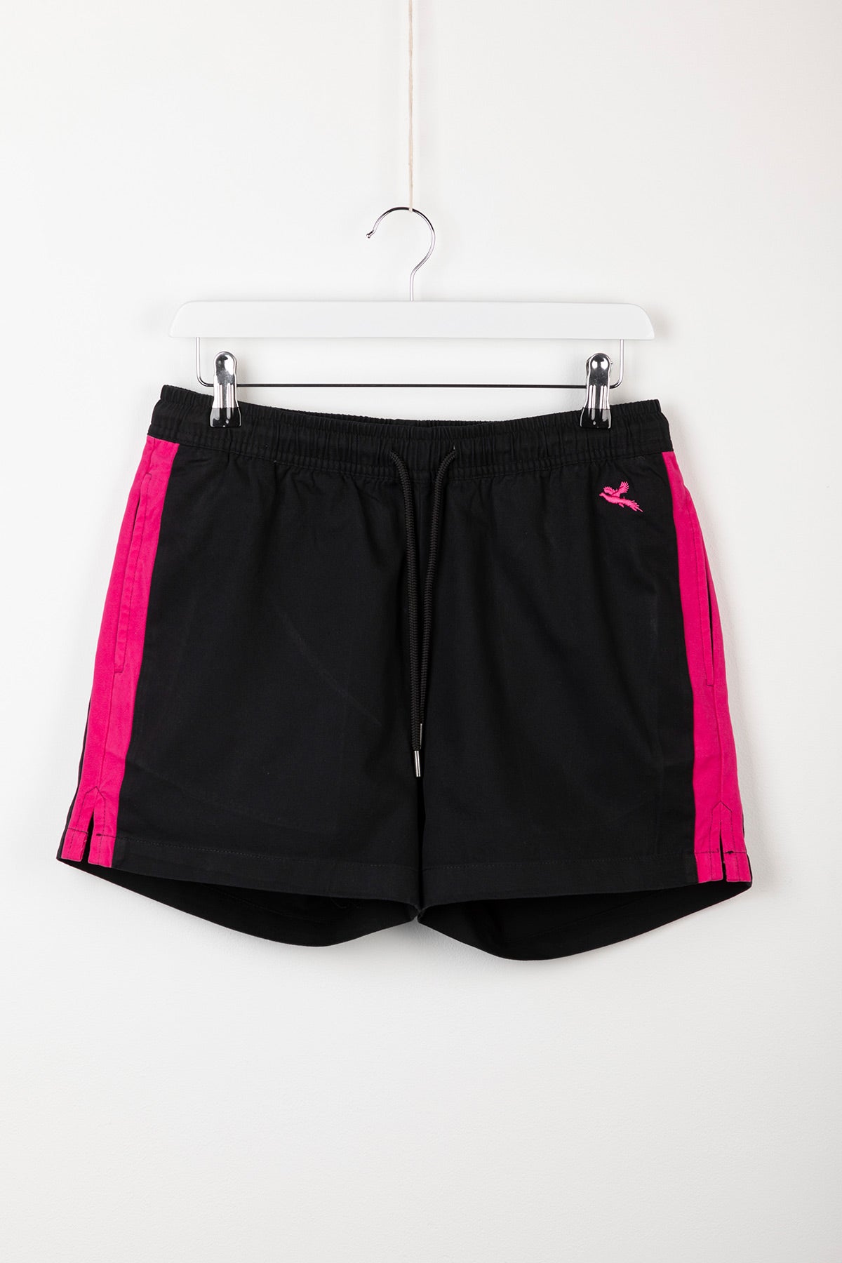 Black/Bonbon - Ladies Cotton Shorts - Kirby