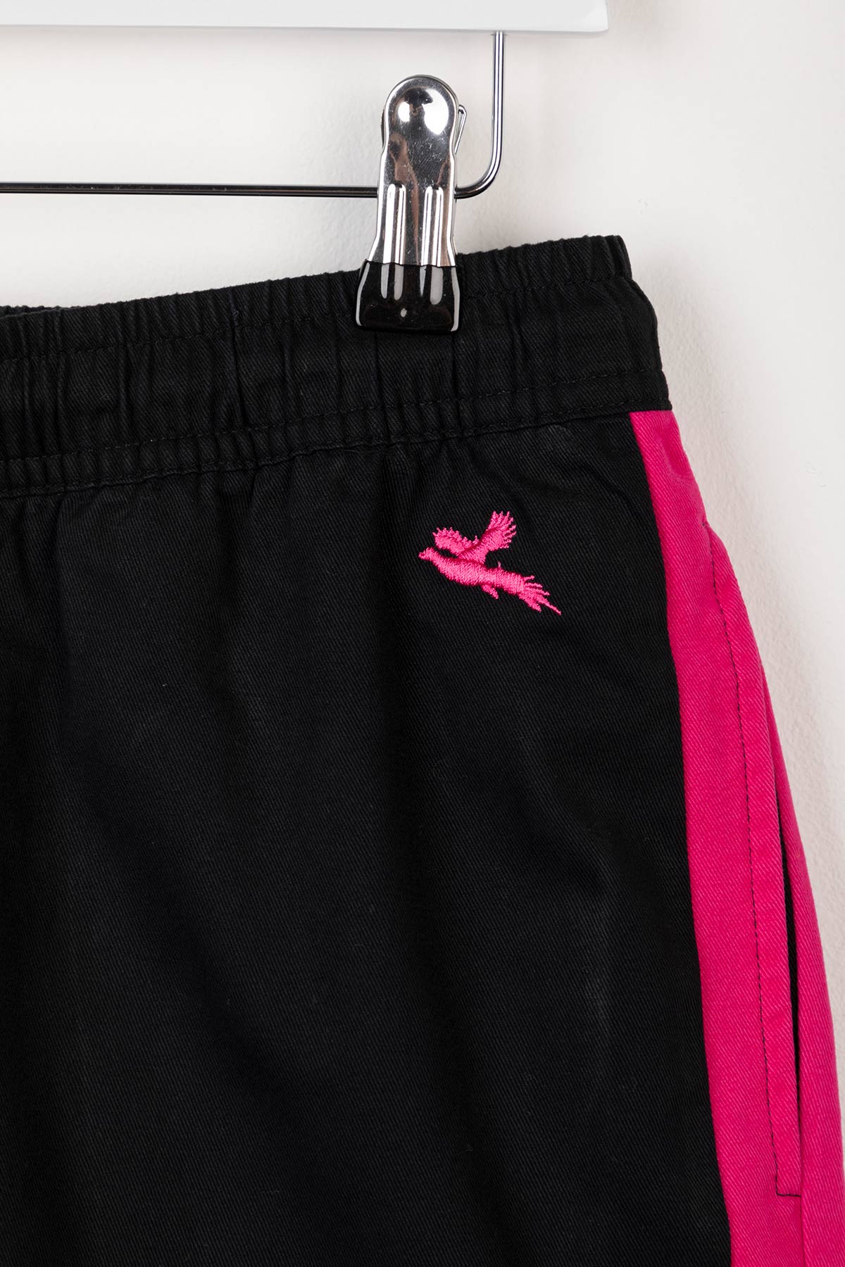 Black/Bonbon - Ladies Cotton Shorts - Kirby