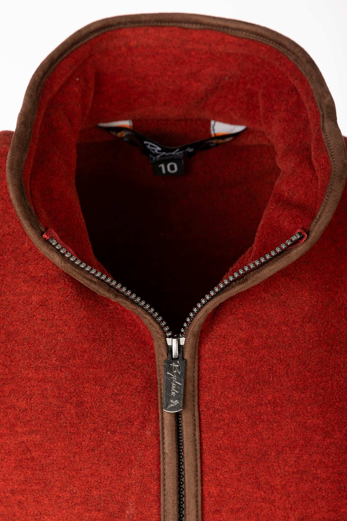 Burnt Orange - Ladies Fleece Waistcoat - Huggate