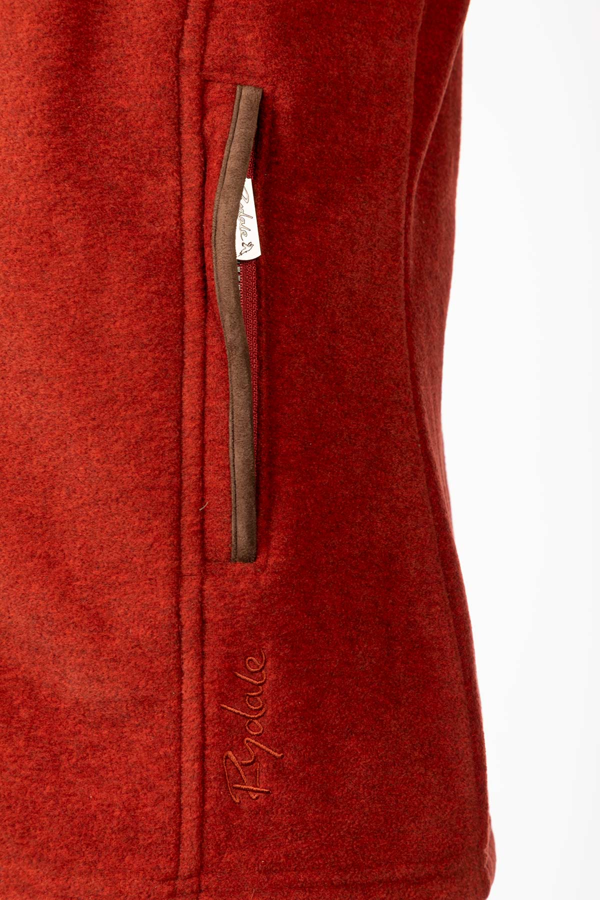 Burnt Orange - Ladies Fleece Waistcoat - Huggate