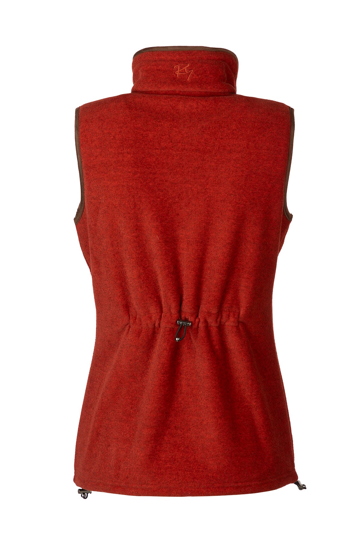Burnt Orange - Ladies Fleece Waistcoat - Huggate