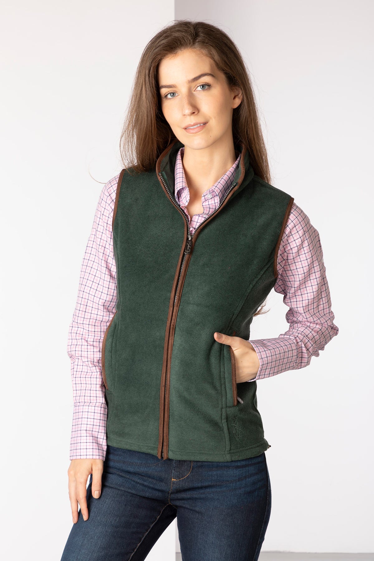 Dark Forest - Ladies Fleece Waistcoat - Huggate