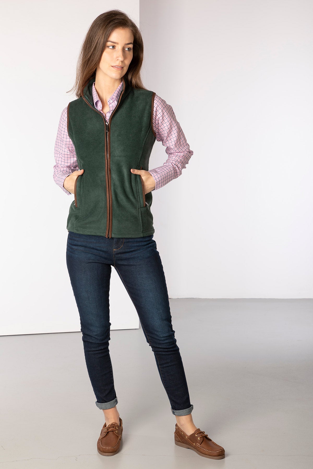 Dark Forest - Ladies Fleece Waistcoat - Huggate