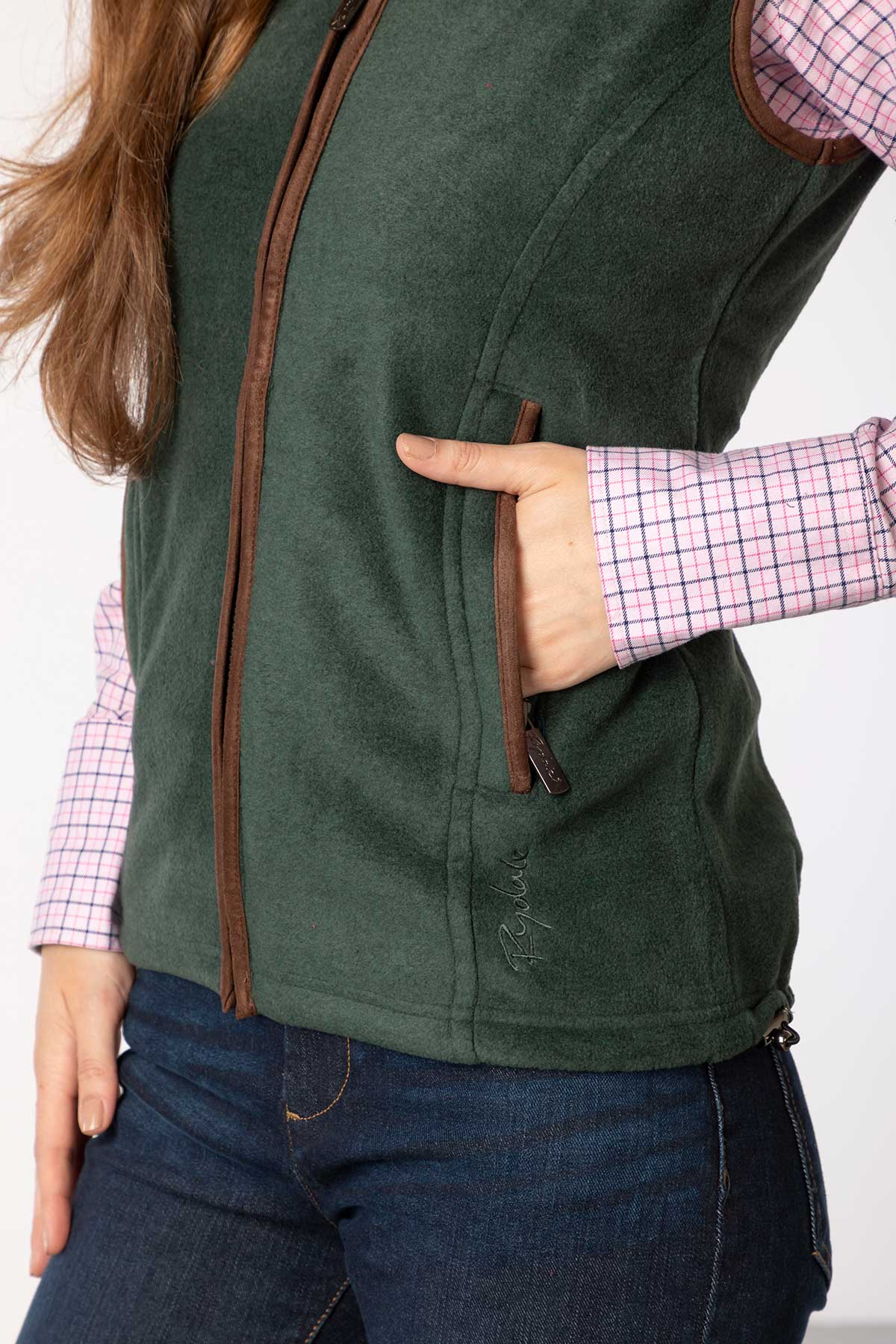 Dark Forest - Ladies Fleece Waistcoat - Huggate