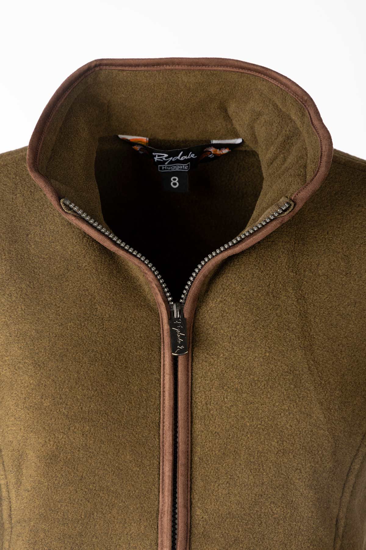 Military Green - Ladies Fleece Waistcoat - Huggate