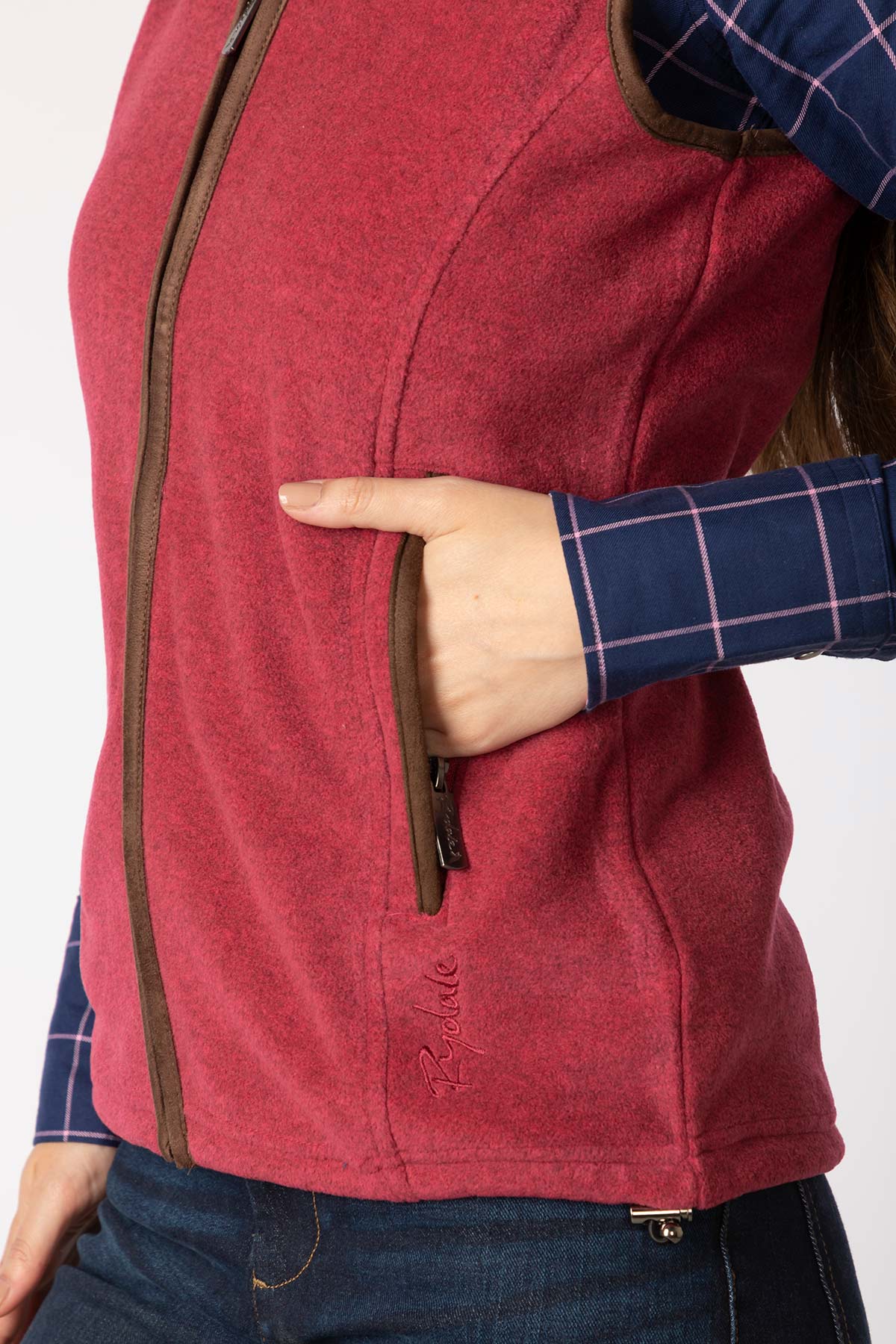 Strawberry - Ladies Huggate Fleece Waistcoat