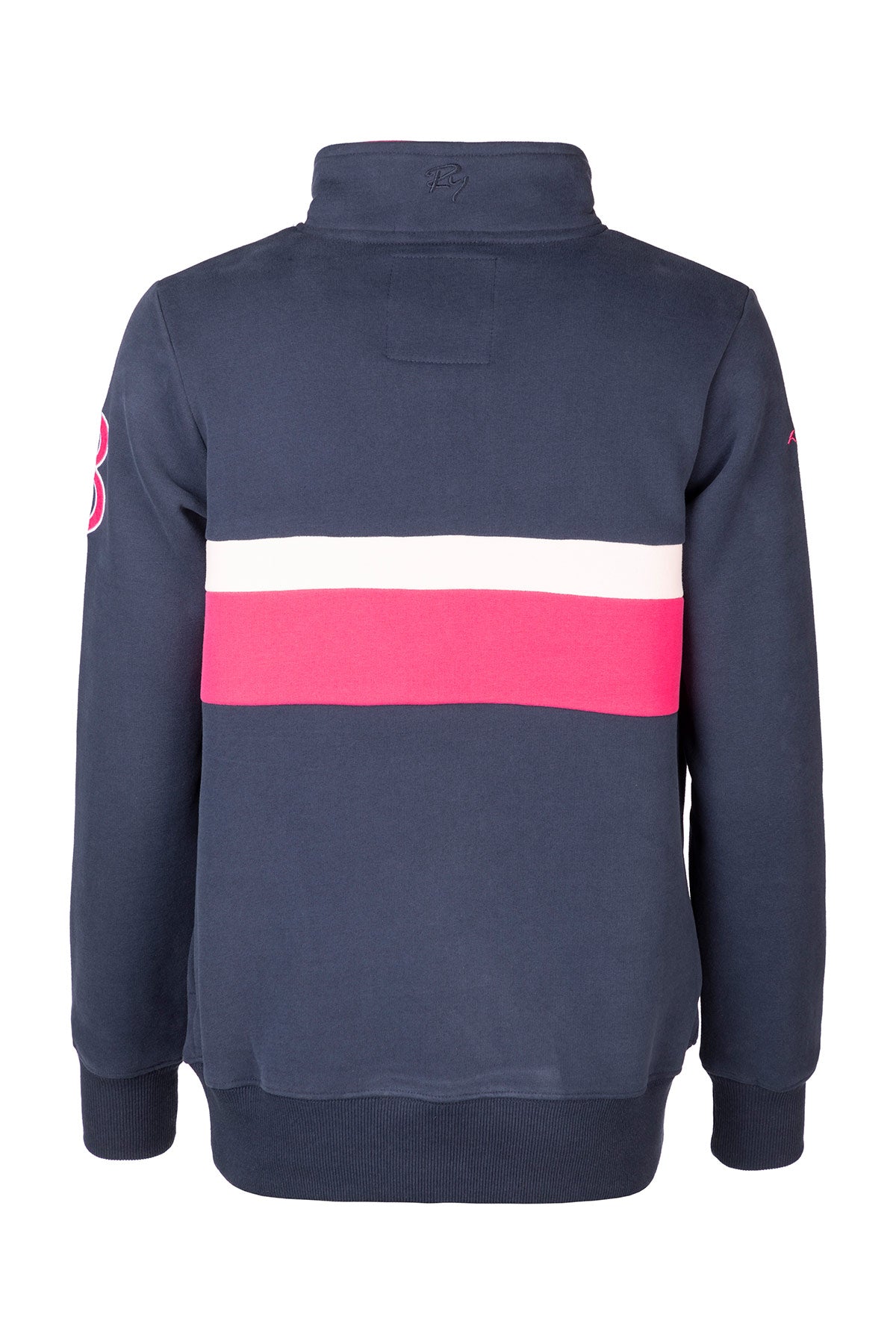 Navy/Bonbon - Ladies Stripe Sweatshirt - Bramham
