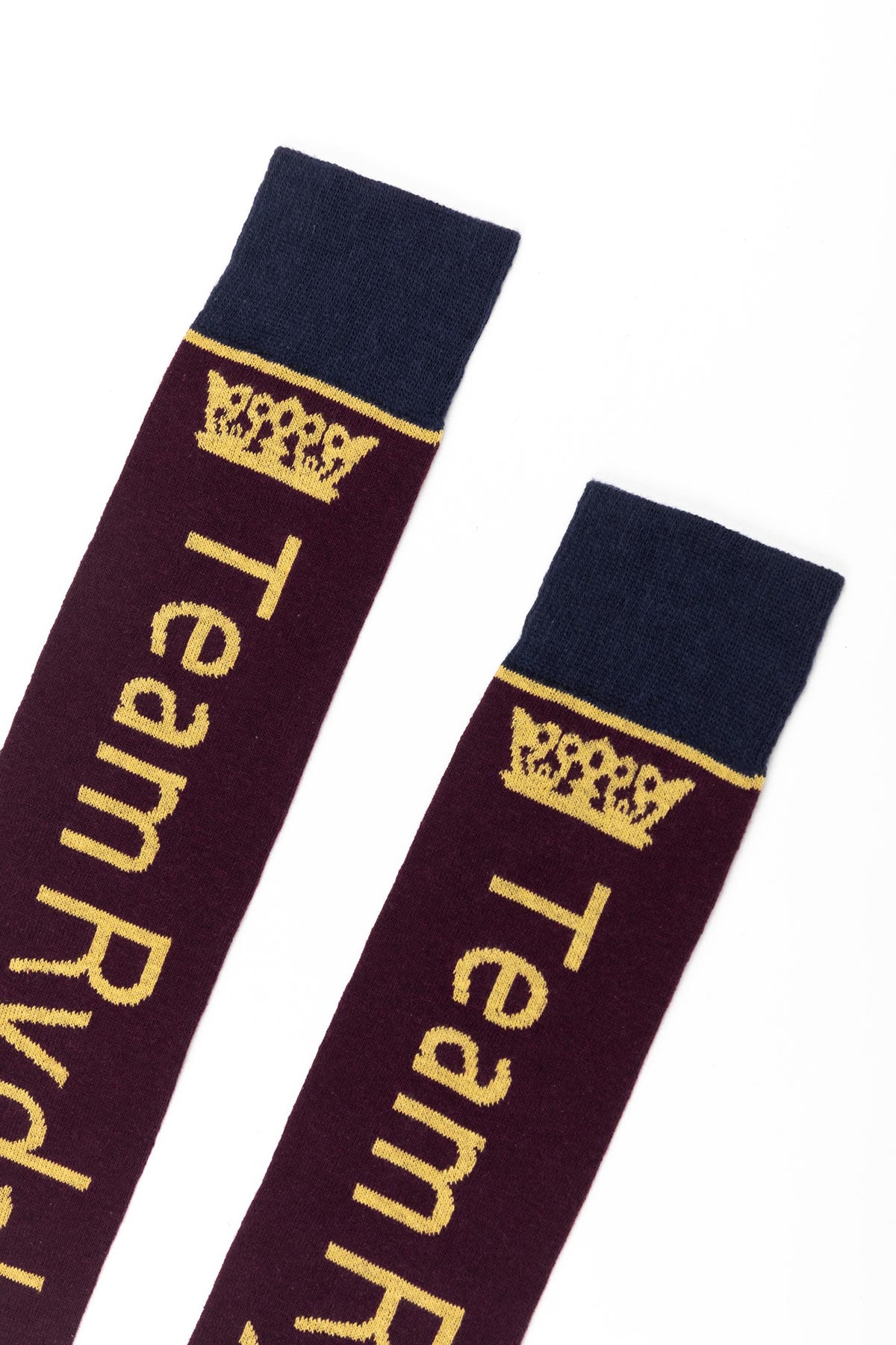 Berry - Ladies Team Rydale Knee Length Riding Socks