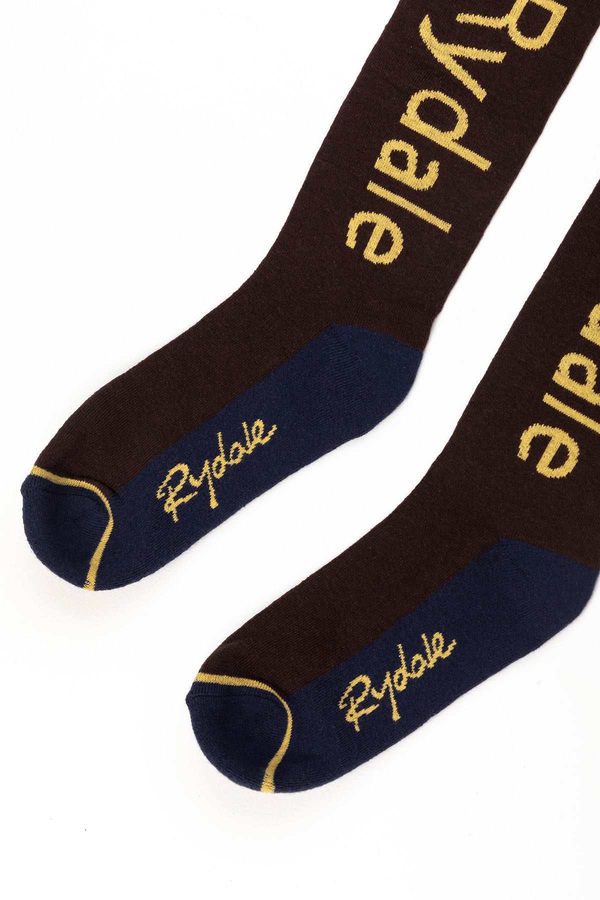 Dark Brown - Ladies Team Rydale Knee Length Riding Socks