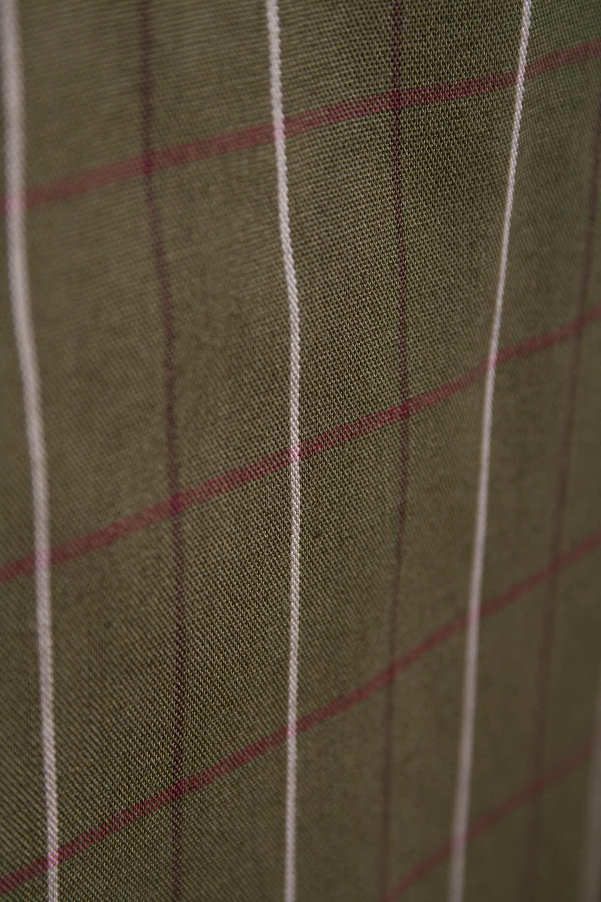 Grassington Olive - Classic Check Summer Shirts