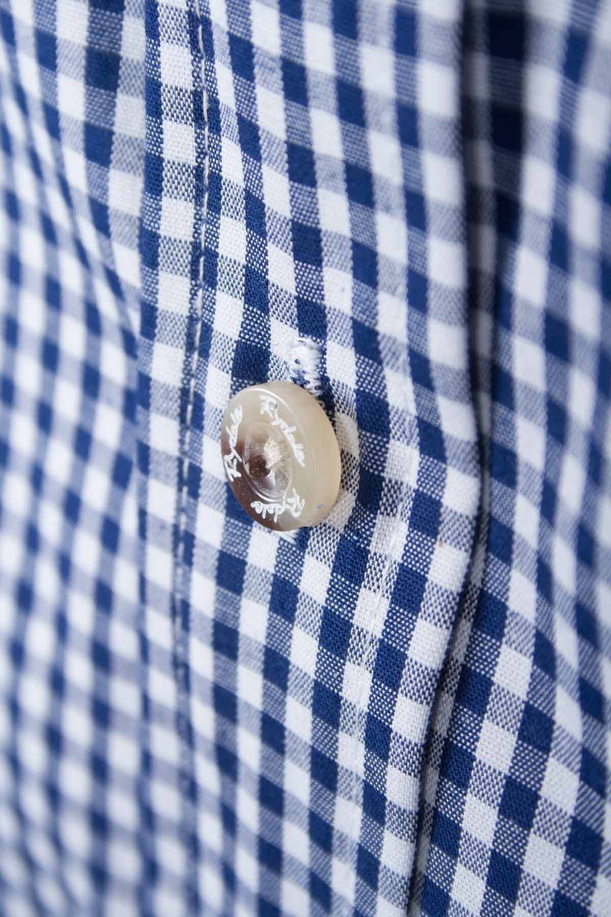 Millington Blue - Polycotton Short Sleeved Shirt