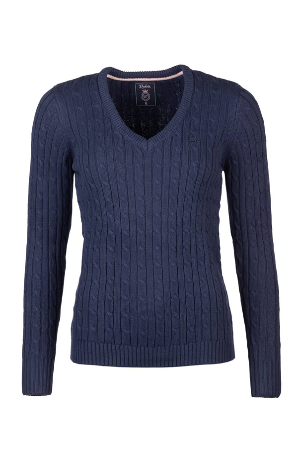 Emma V Neck Cable Knit Jumper