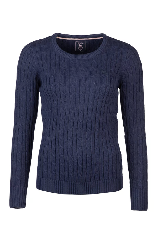 Emma V Neck Cable Knit Jumper