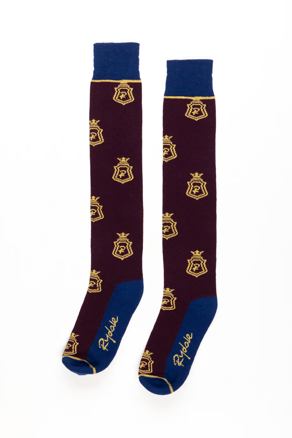Ladies Emblem Knee Length Riding Socks