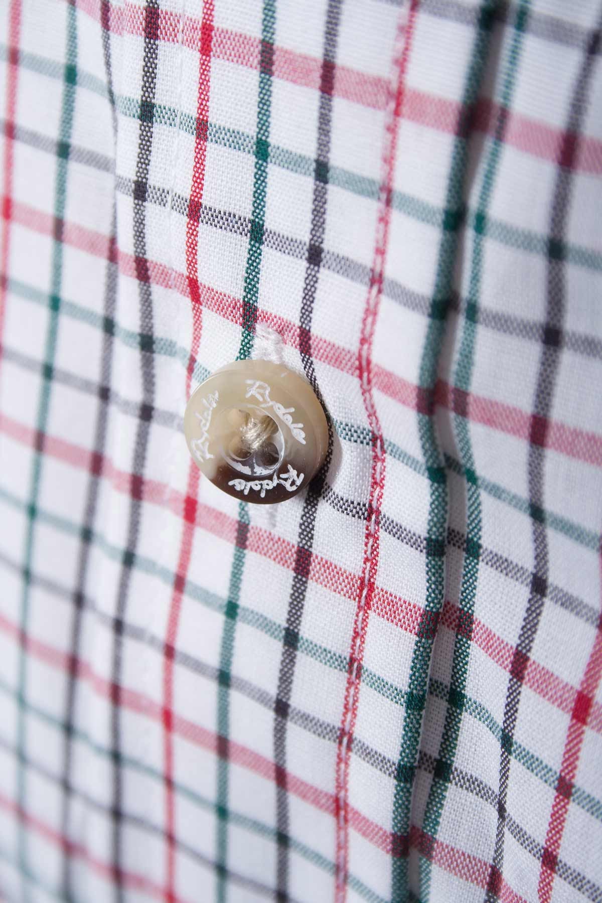Beeford Red - Polycotton Short Sleeved Shirt