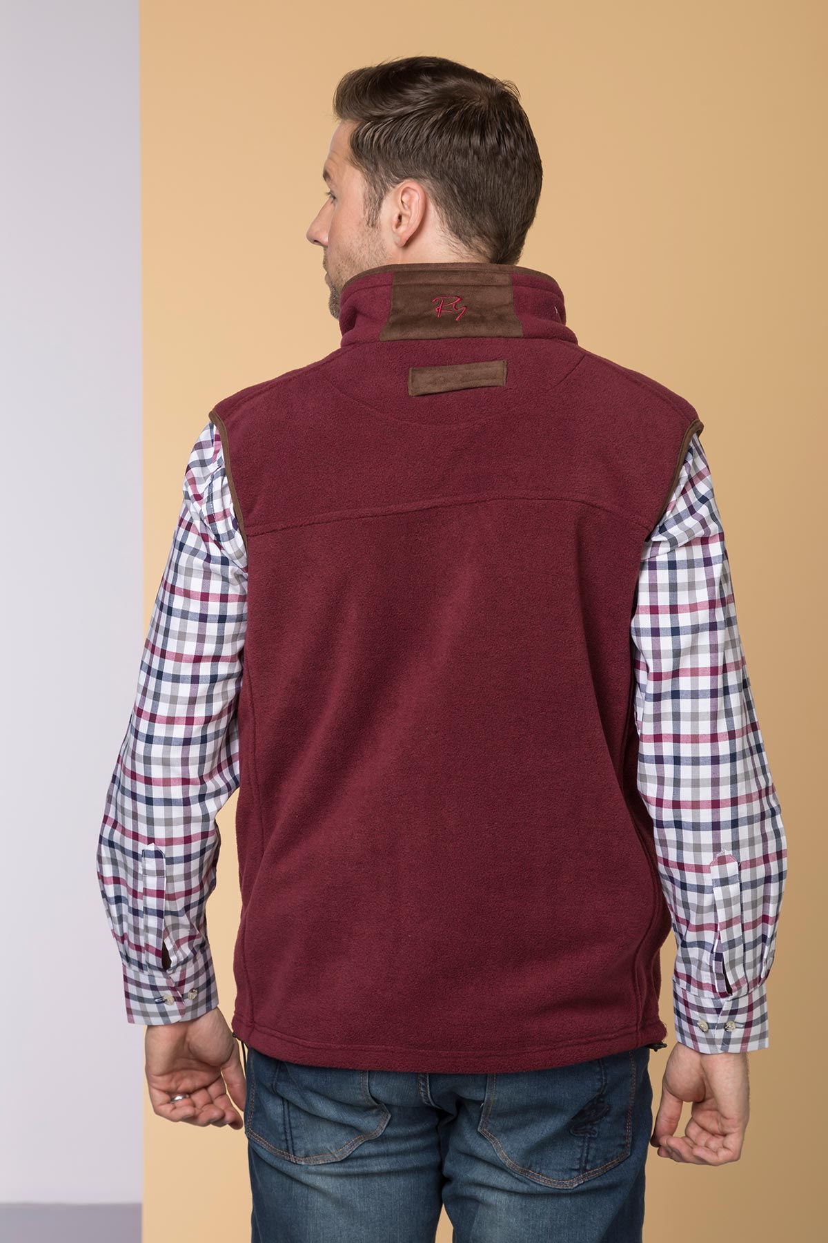 Claret - Mens Huggate Waistcoat