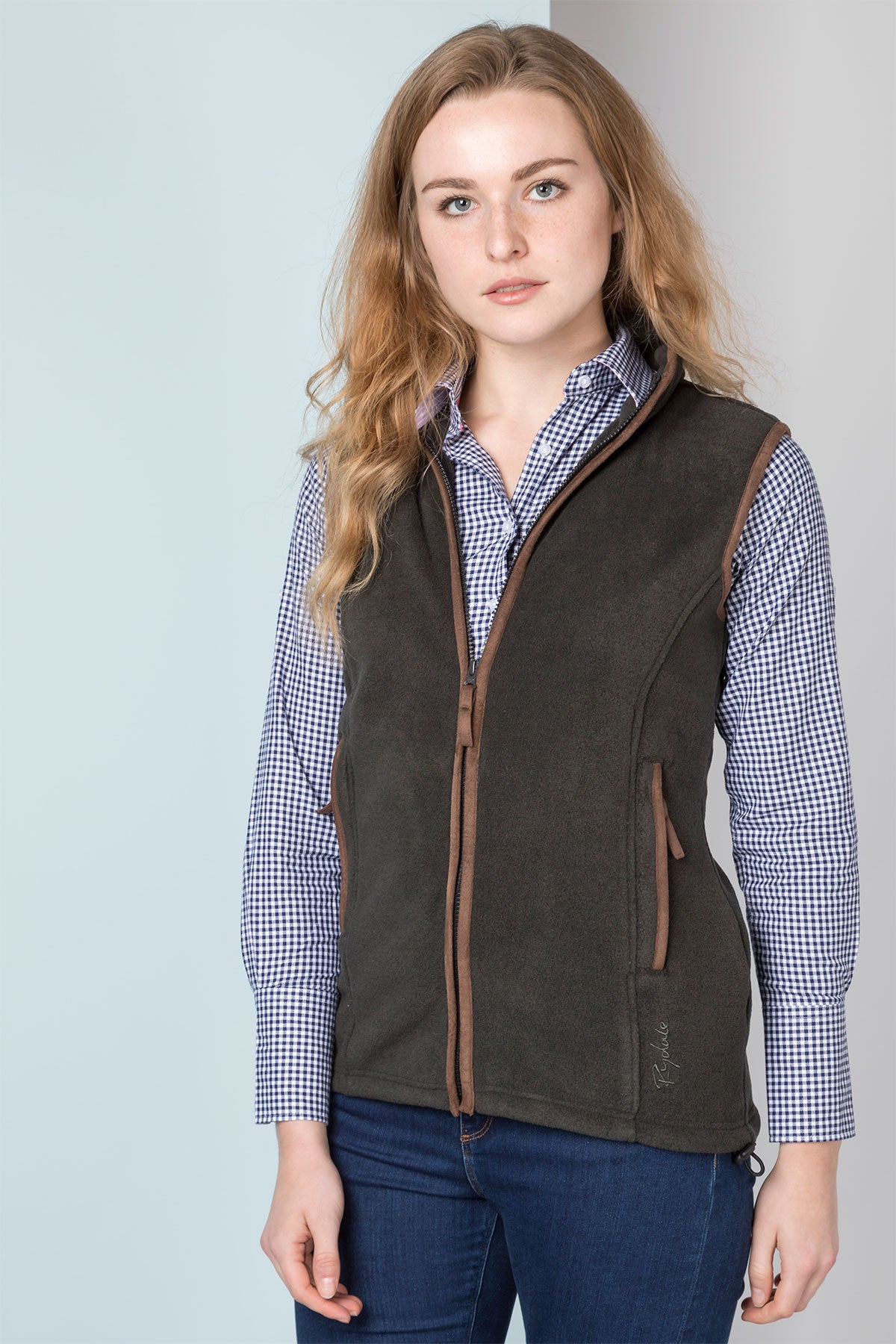 Gunmetal - Ladies Huggate Fleece Waistcoat