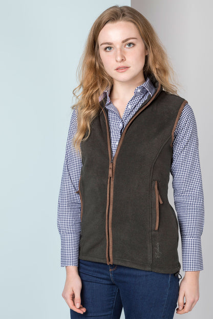Gunmetal - Ladies Huggate Fleece Waistcoat