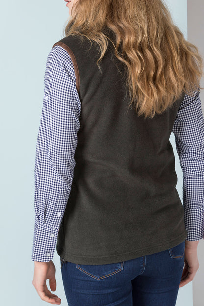 Gunmetal - Ladies Huggate Fleece Waistcoat