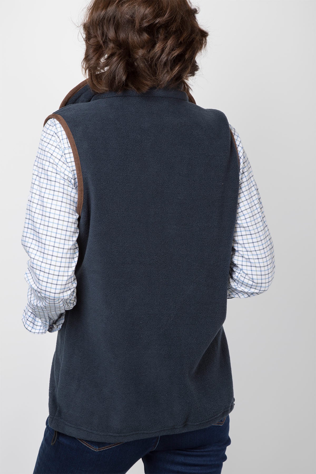 Navy - Ladies Huggate Fleece Waistcoat