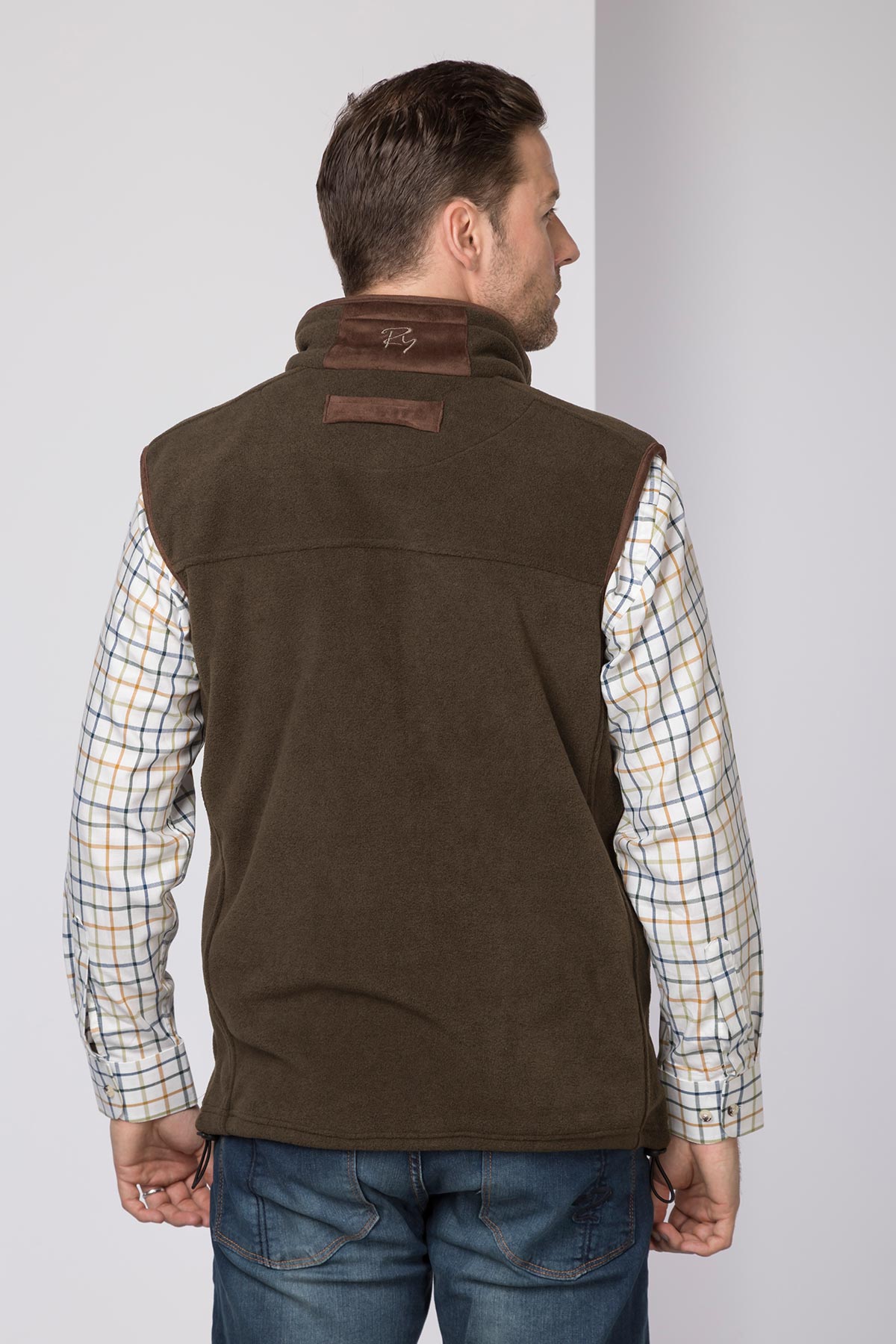 Olive - Mens Huggate Fleece Waistcoat