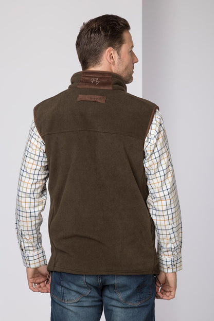 Olive - Mens Huggate Fleece Waistcoat