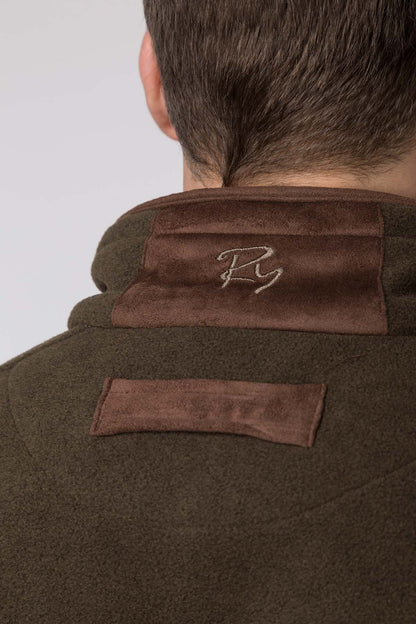 Olive - Mens Huggate Fleece Waistcoat