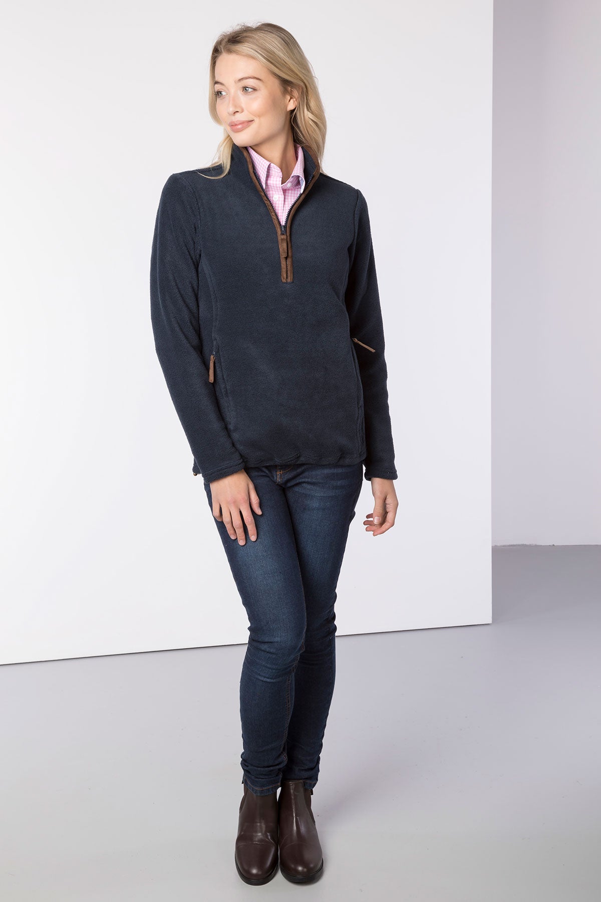 Ink - Ladies Huggate Overhead Fleece