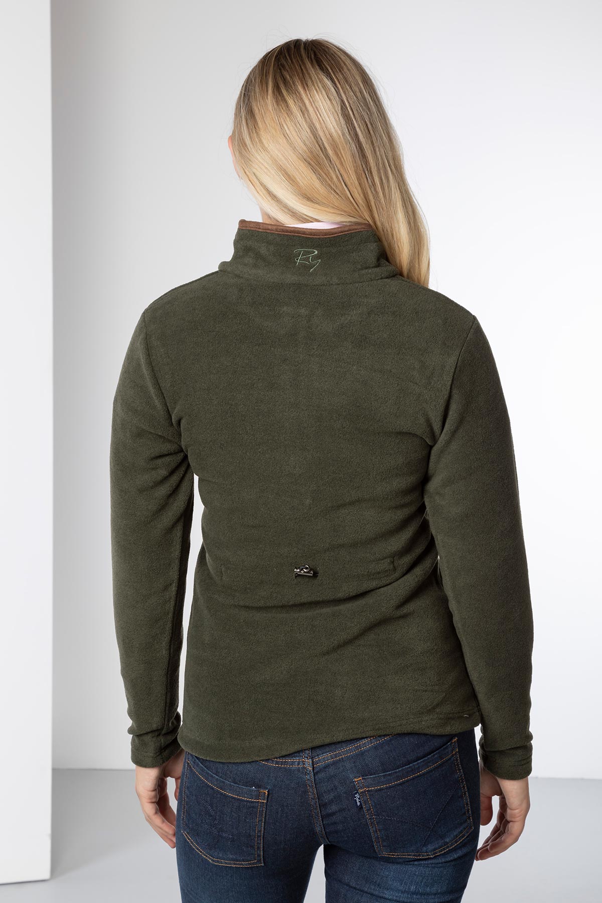 Khaki - Ladies Huggate Overhead Fleece