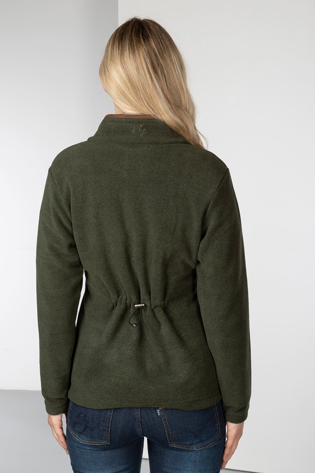 Marl Khaki - Ladies Huggate Overhead Fleece