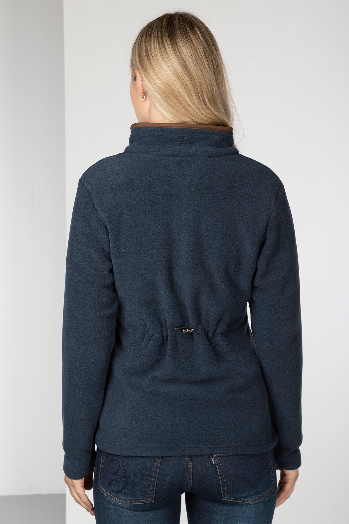 Marl Navy - Ladies Huggate Overhead Fleece