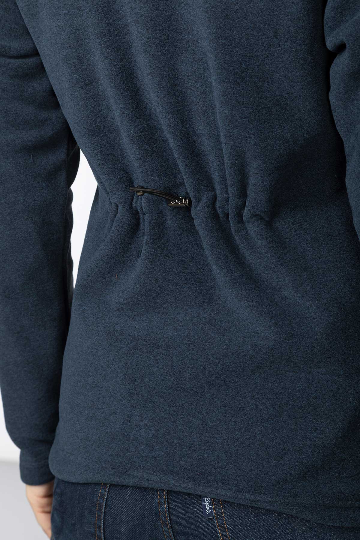 Marl Navy - Ladies Huggate Overhead Fleece