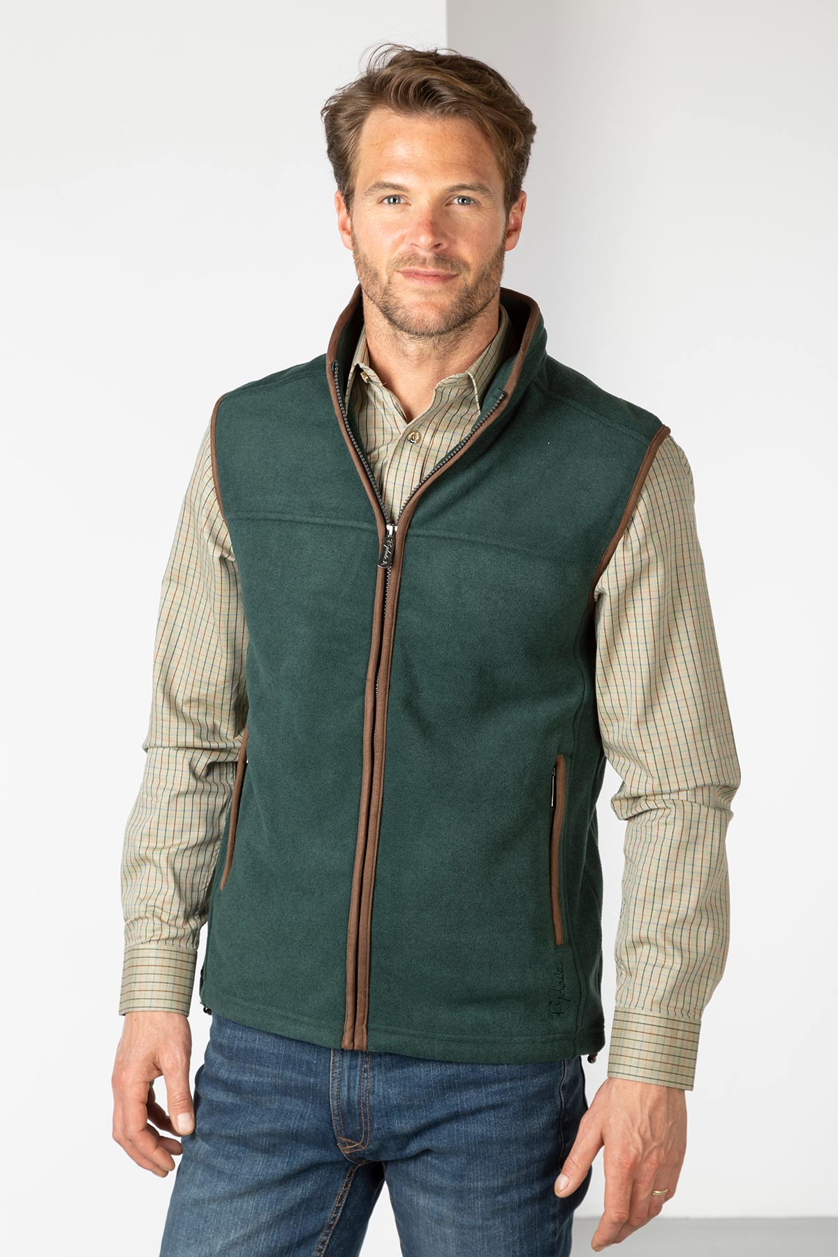 Dark Forest - Men's Fleece Waistcoat - Huggate