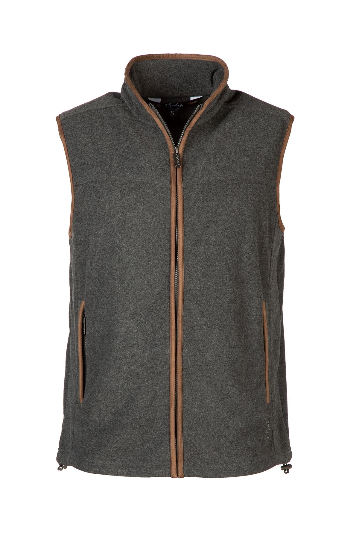Dark Marl Grey - Mens Huggate Fleece Waistcoat