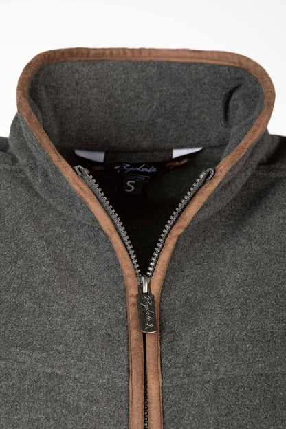 Dark Marl Grey - Mens Huggate Fleece Waistcoat