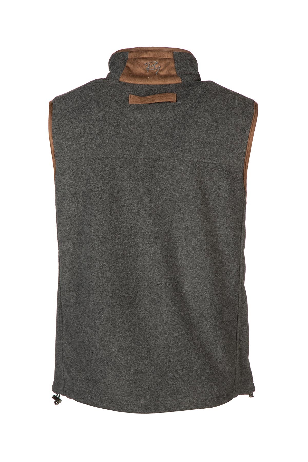 Dark Marl Grey - Mens Huggate Fleece Waistcoat