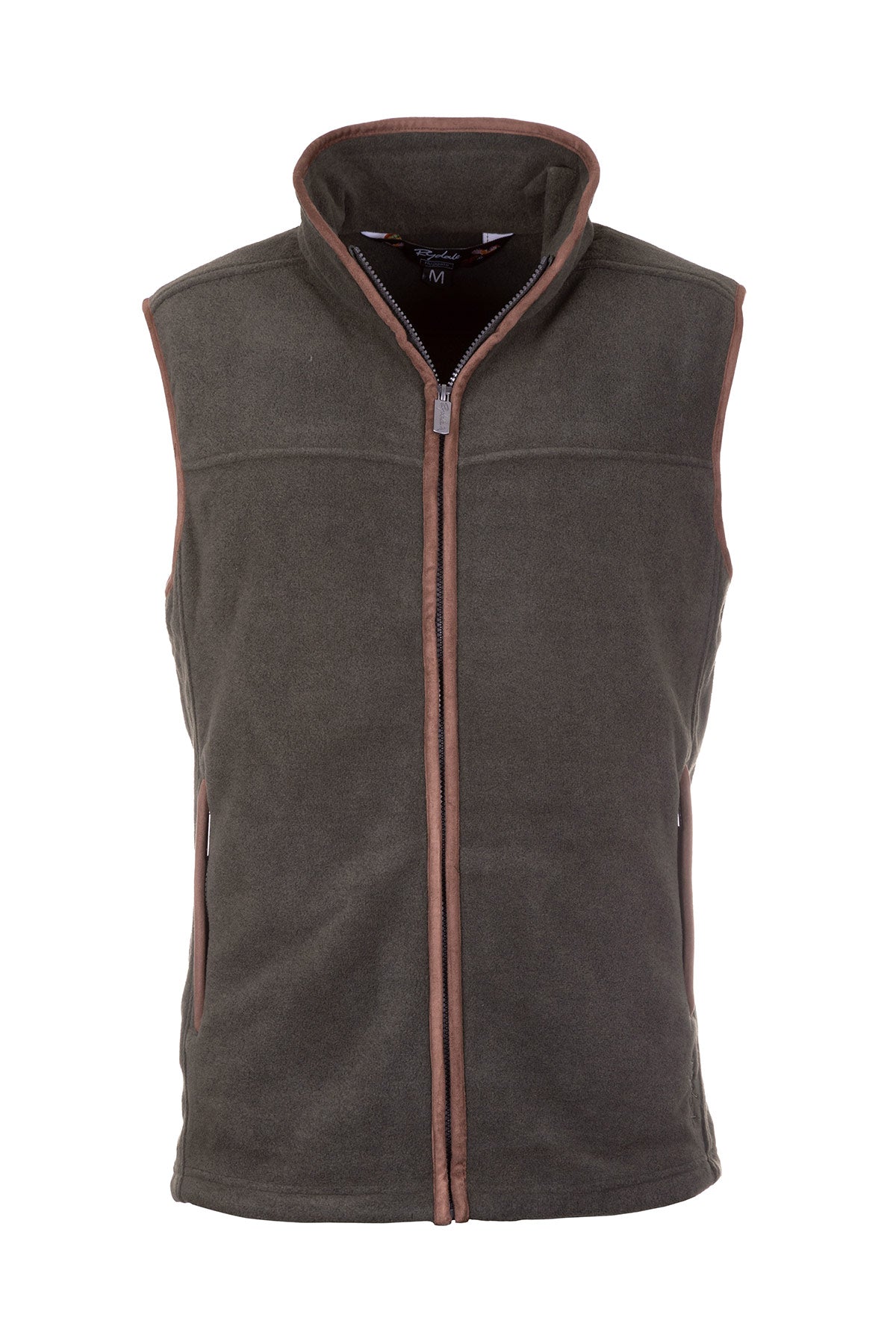 Khaki - Mens Huggate Fleece Waistcoat