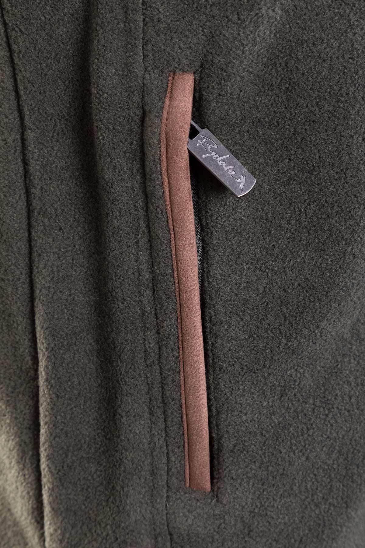 Khaki - Mens Huggate Fleece Waistcoat