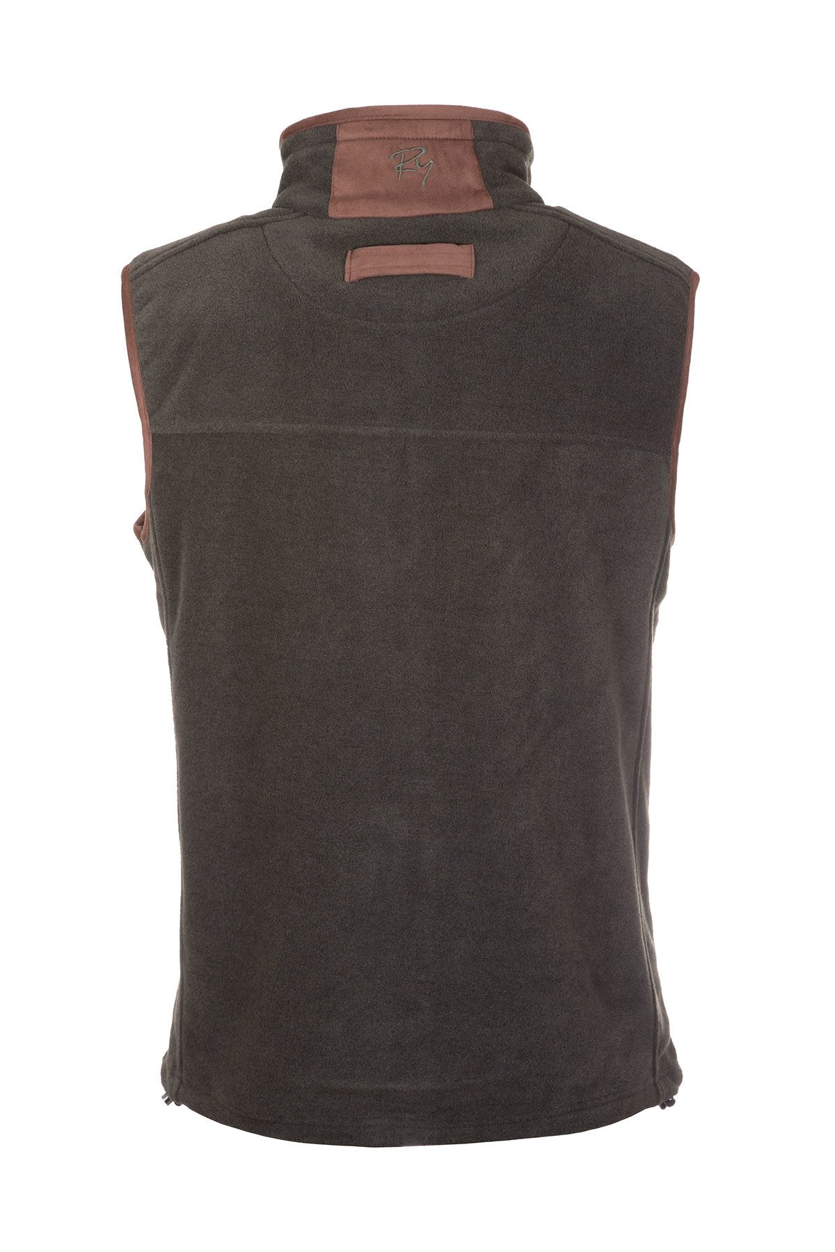Khaki - Mens Huggate Fleece Waistcoat