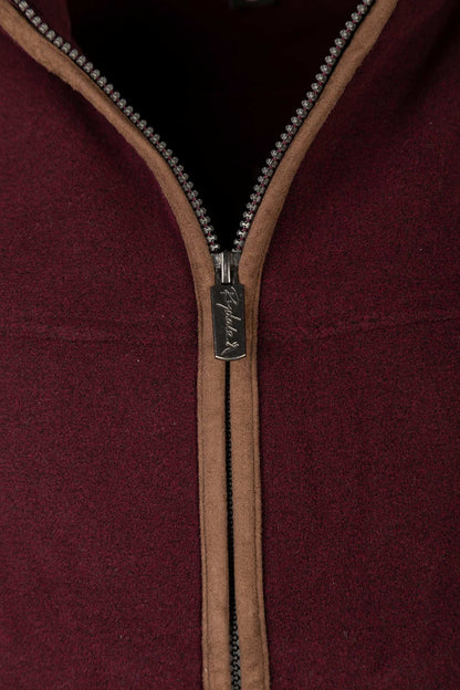 Marl Burgundy - Mens Huggate Waistcoat