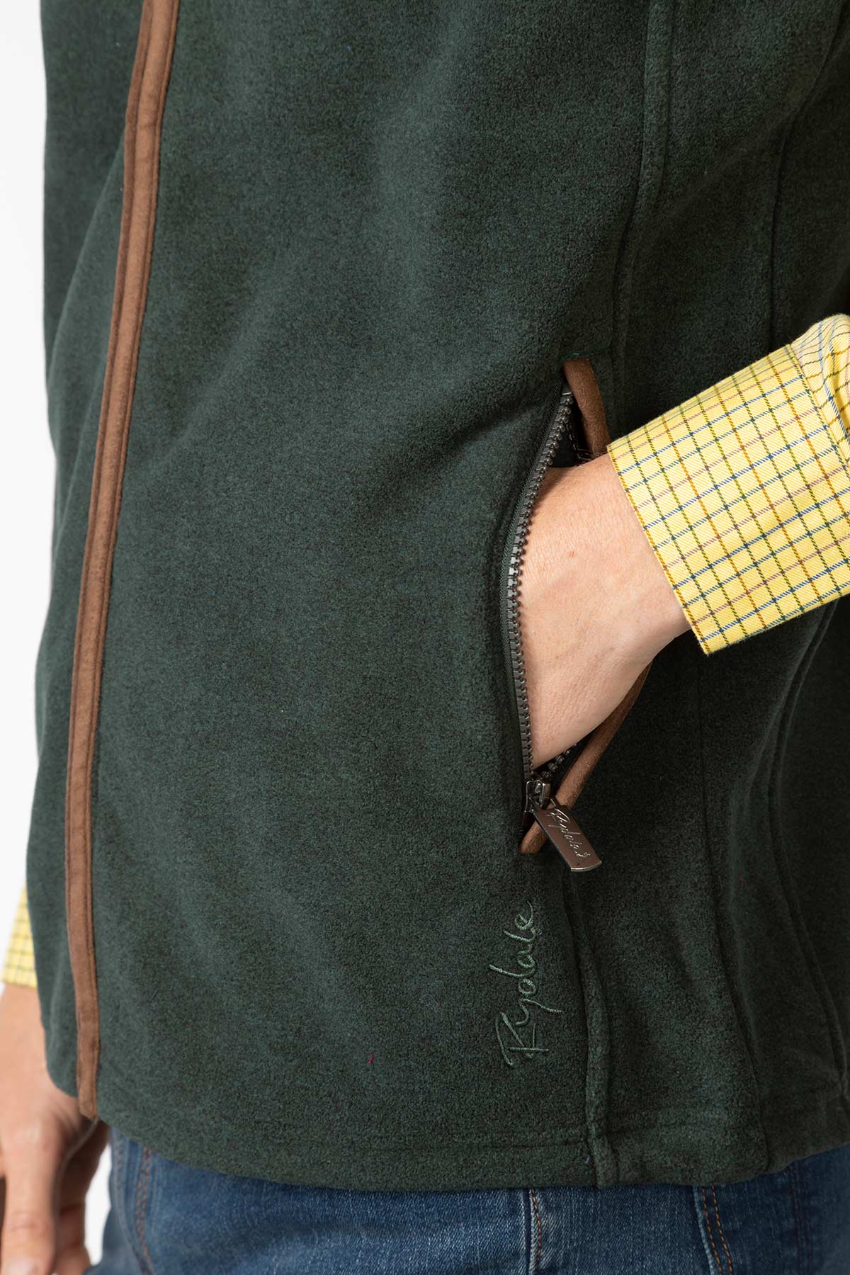 Marl Forest - Men's Fleece Waistcoat - Huggate