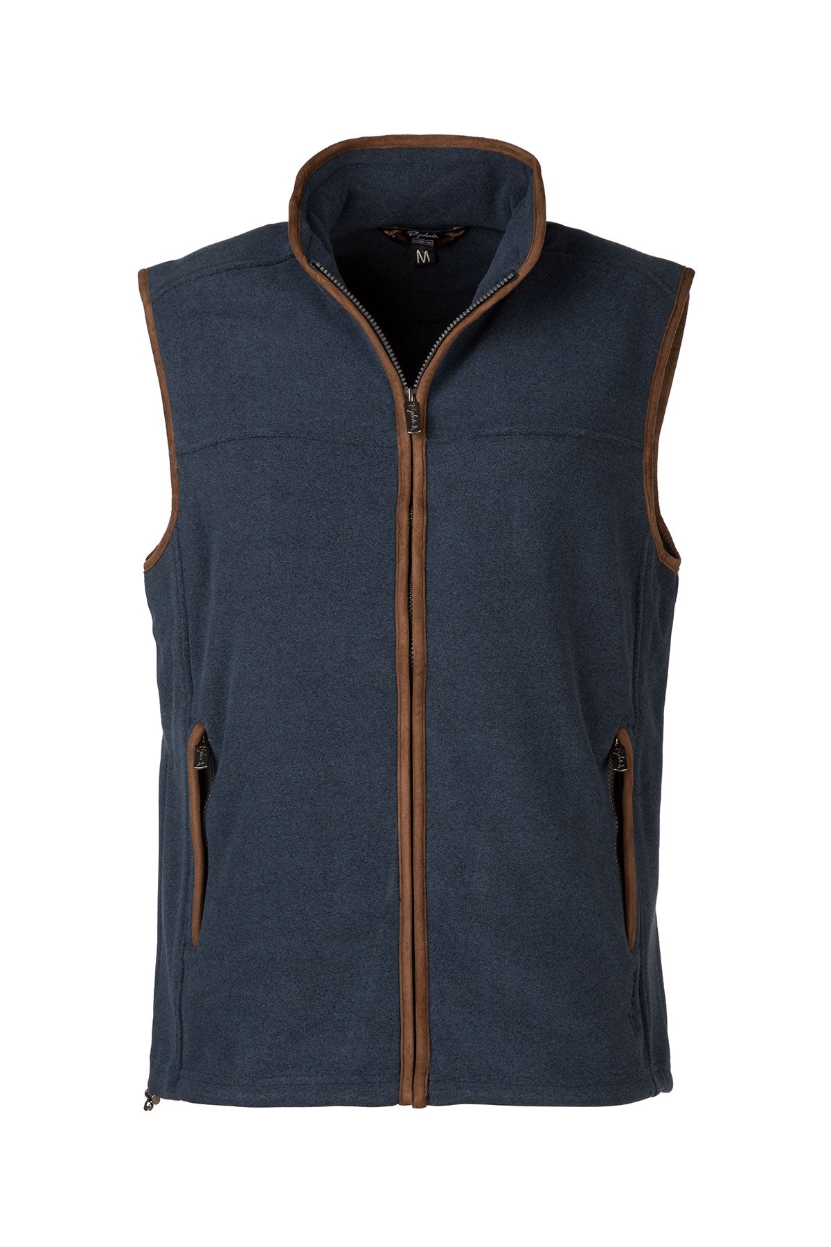 Marl Navy - Men's Fleece Waistcoat - Huggate