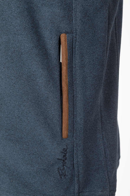 Marl Navy - Men's Fleece Waistcoat - Huggate