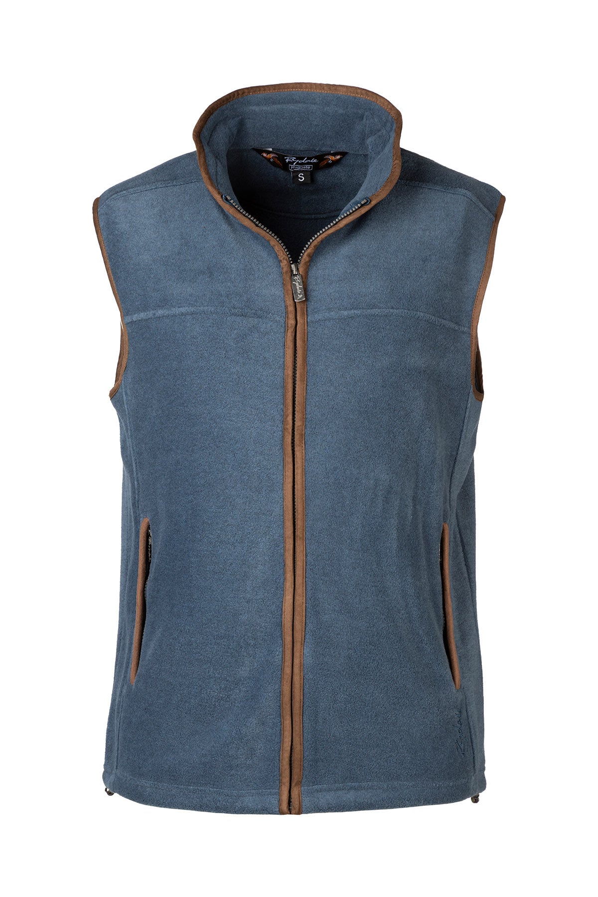 Mid Navy - Men's Fleece Waistcoat - Huggate