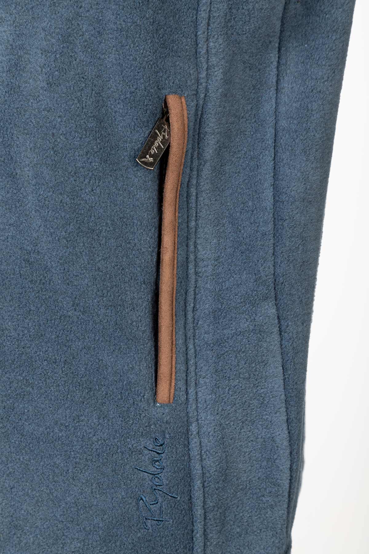 Mid Navy - Men's Fleece Waistcoat - Huggate