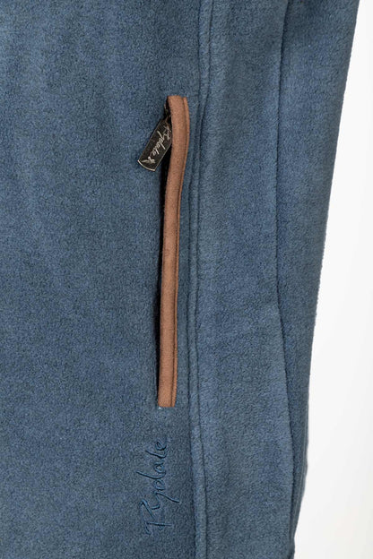 Mid Navy - Men's Fleece Waistcoat - Huggate