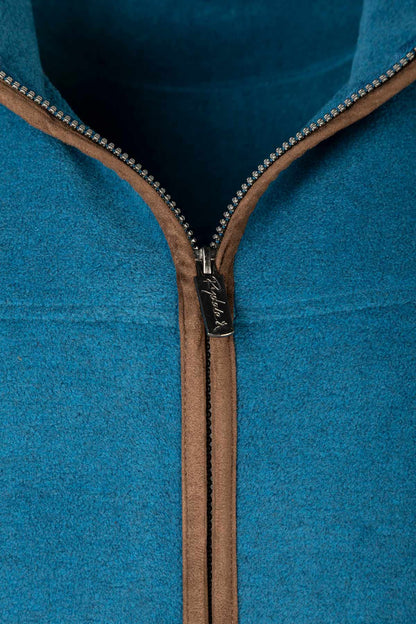 Petrol - Men's Fleece Waistcoat - Huggate
