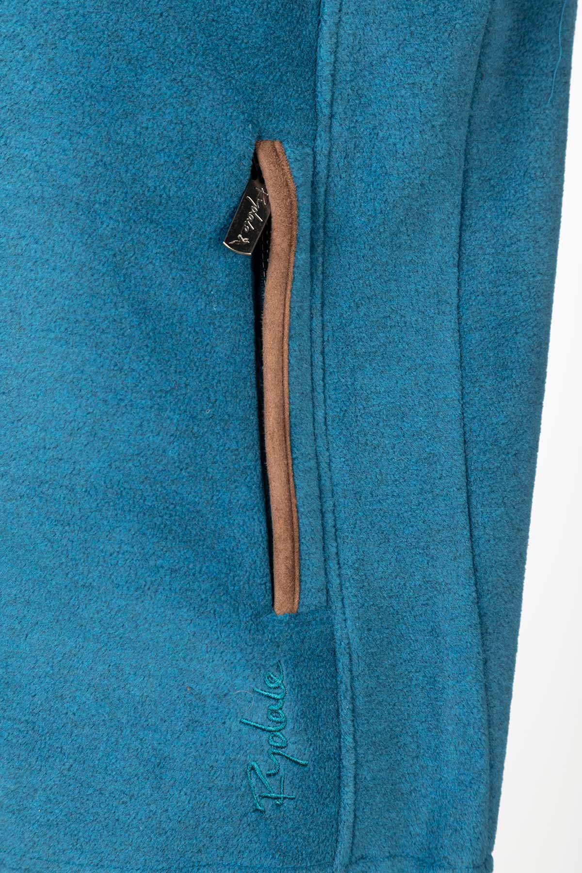 Petrol - Men's Fleece Waistcoat - Huggate